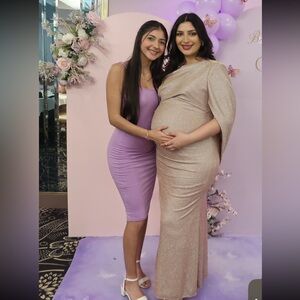 Purple Bodycon Dress